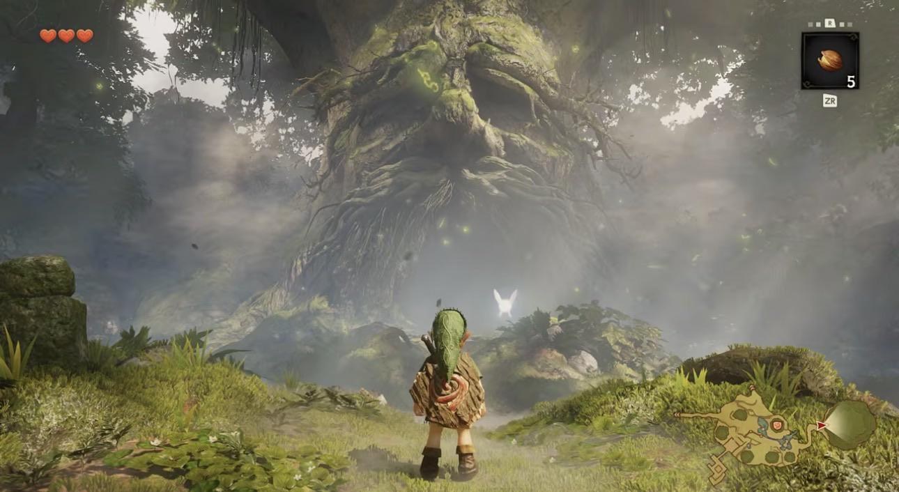 The Great Deku Tree in the Ocarina of Time remake for Nintendo Switch 2, 2026